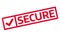 Secure rubber stamp