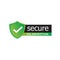 Secure Ssl Encryption Logo, Secure Connection Icon Vector Illustration