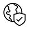 Secure  thin  line icon