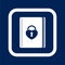 Secured Documents icon, Book with lock icon - Illustration