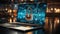 Securing the Digital Frontier: 3D Cybersecurity Illustration
