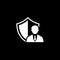 Security Agency Icon. Flat Design.