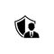 Security Agency Icon. Flat Design