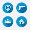 Security agency icons. Home shield protection