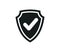 Security approval check icon. Digital protection and security data concept sign â€“ vector