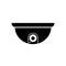 Security camera icon. Surveillance camera. Security equipment and security guard - vector