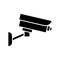 Security Camera Icon Vector. Fixed CCTV illustration symbol or sign. video logo.