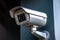 Security Camera on Modern Building Professional Surveillance. Generative AI