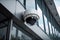 security camera, monitoring entrance of building or facility