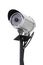 Security camera pole isolated