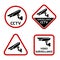 Security camera, stickers