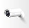 Security cameras on modern building. Professional surveillance camera. Security system, technology concept. Video