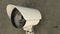 Security CCTV camera rotates and scanning area for surveillance purposes