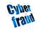 Security concept: Cyber Fraud on Digital background