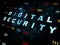 Security concept: Digital Security on Digital