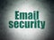Security concept: Email Security on Digital Data Paper background