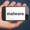 Security concept: Malware on smartphone