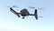 Security drones with camera flying in the sky