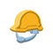 security industry helmet icon