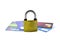 Security lock on credit cards