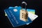 Security lock on multiple blank credit cards