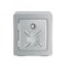 Security metal safe on white background. Vector image