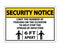 Security Notice Elevator Physical Distancing Sign Isolate On White Background,Vector Illustration EPS.10