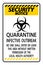 Security Notice Quarantine Infective Outbreak Sign Isolate on transparent Background,Vector Illustration