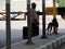 Security outside Al Najaf International Airport, Iraq