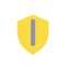 Security shield flat color ui icon