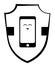 A security smart phone icon