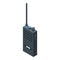 Security walkie talkie icon, isometric style