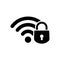 Security wifi icon. One of set web icons