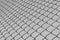 Security wire mesh fence against gray background