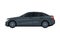 Sedan Car, Side View, Transportation Vehicle Flat Vector Illustration