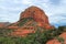 Sedona, Arizona, Courthouse Butte from Bell Rock State Park, Southwest Desert, USA