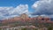 Sedona Arizona with Thunder Mountain Timelapse Medium Establishing Shot