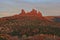 Sedona AZ- Sunset on the red rocks