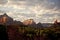 Sedona Mountains at Sunset