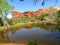 Sedona redrock water reflections