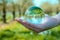 See nature trough a Crystal ball