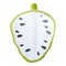 Seed soursop icon, cartoon style