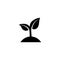 Seeding icon. Sprout. Ecology concept. Vector on isolated white background. EPS 10