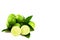 Seedless organic lime fruits.