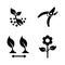 Seedling, Gardening. Simple Related Vector Icons