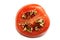 Seeds germinating inside overripe tomato