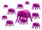 Seeing pink elephants