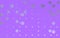 Seemingly random violet circles that evoke lightness