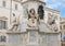 Seer Ezekiel by Carlo Chelli, base of the Column of the Immaculate Conception monument, Rome