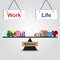 Seesaw Of Work Life Balance